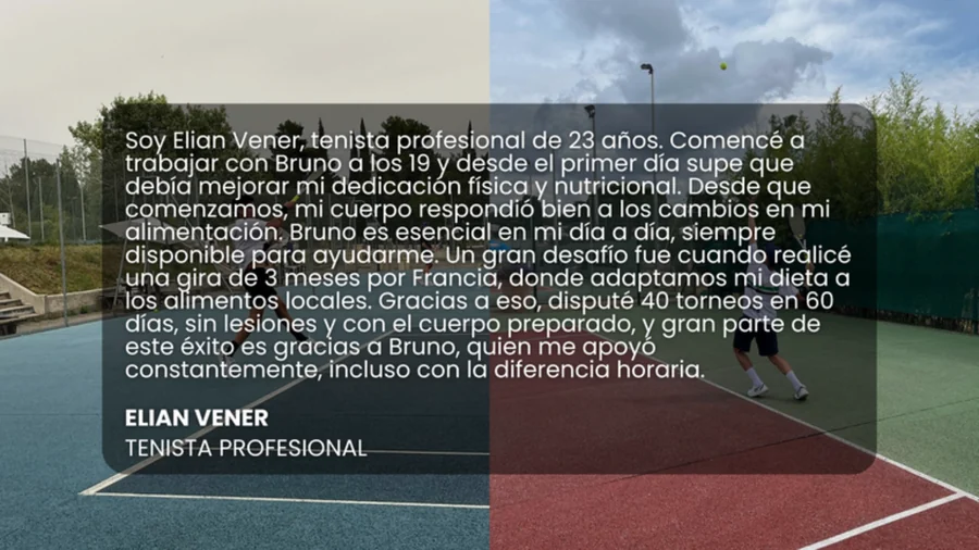 Elian Vener, tenista profesional