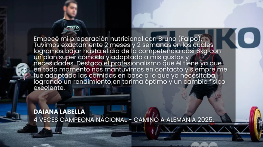 Daiana Labella, 4 veces campeona nacional